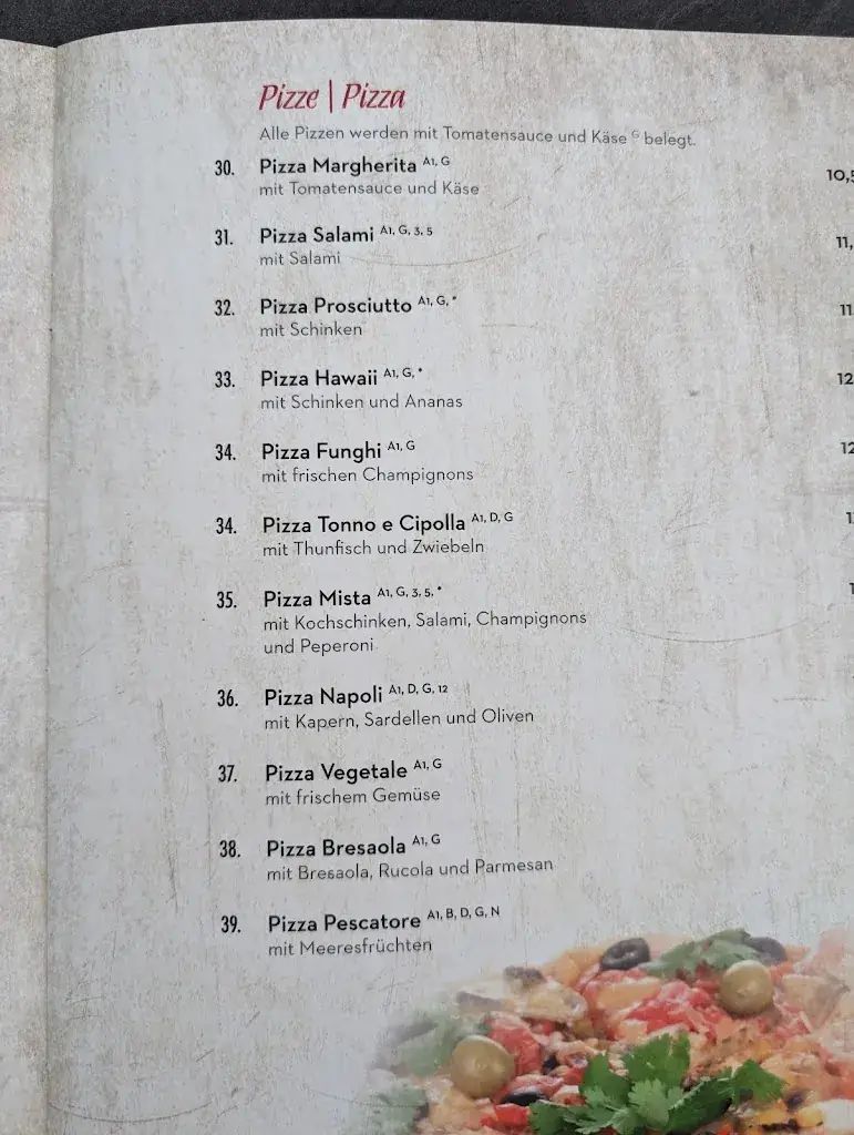 Menu_Ristorante Italiano - La Villa del Lago_Senftenberg_immagine_3