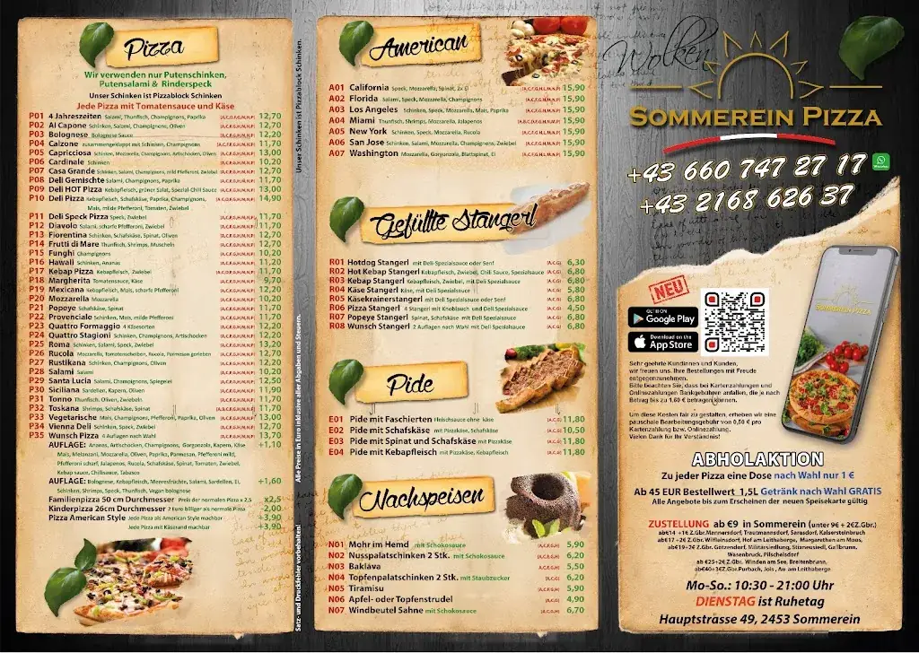 Sommerein Pizza restaurant à Sommerein