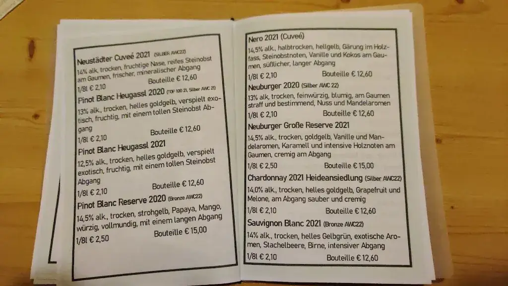 Menu_Weinheuriger-Weingut Gaitzenauer_Steinabrückl_immagine_3