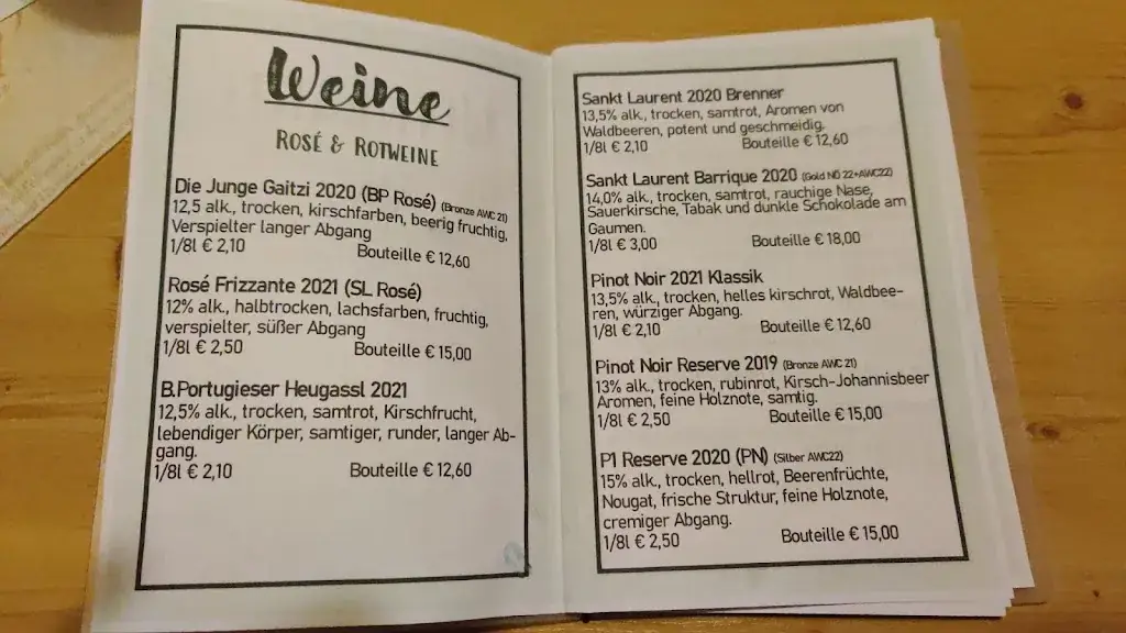 Menu_Weinheuriger-Weingut Gaitzenauer_Steinabrückl_immagine_4