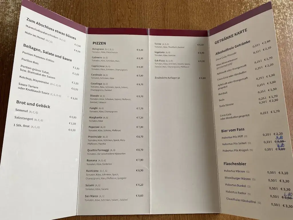 Menu_Gasthaus & Pizzeria am Eck_Stronsdorf_immagine_3
