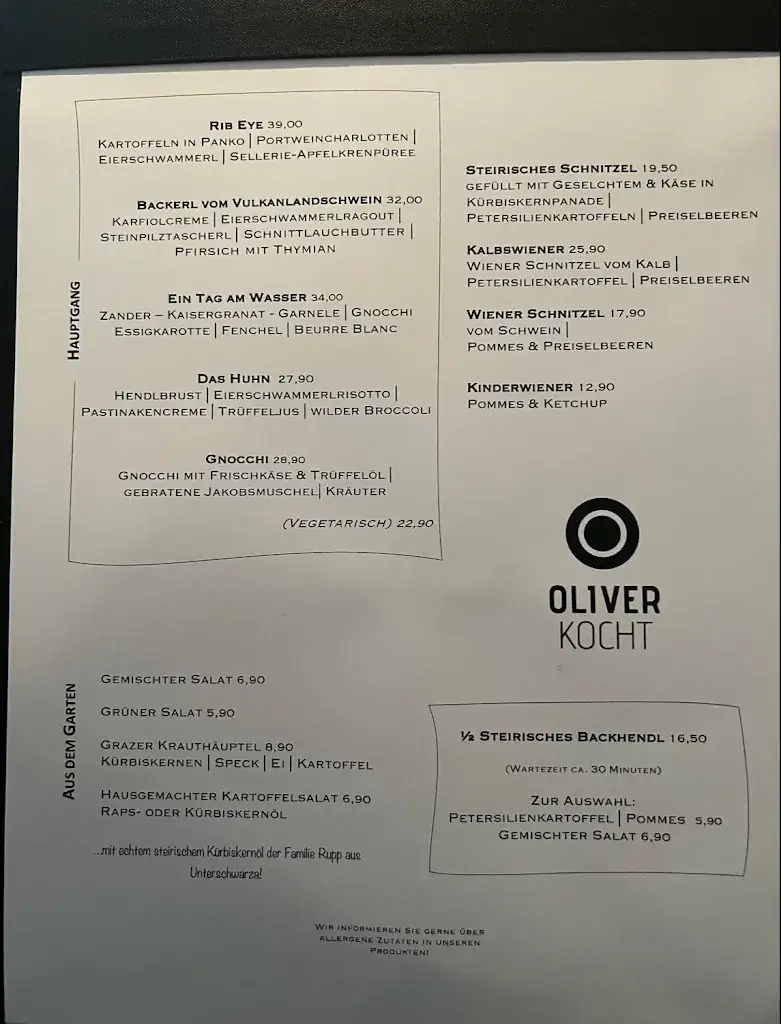 Menu_OLIVER Kocht Restaurant|Stellplatz_Strass_image_1