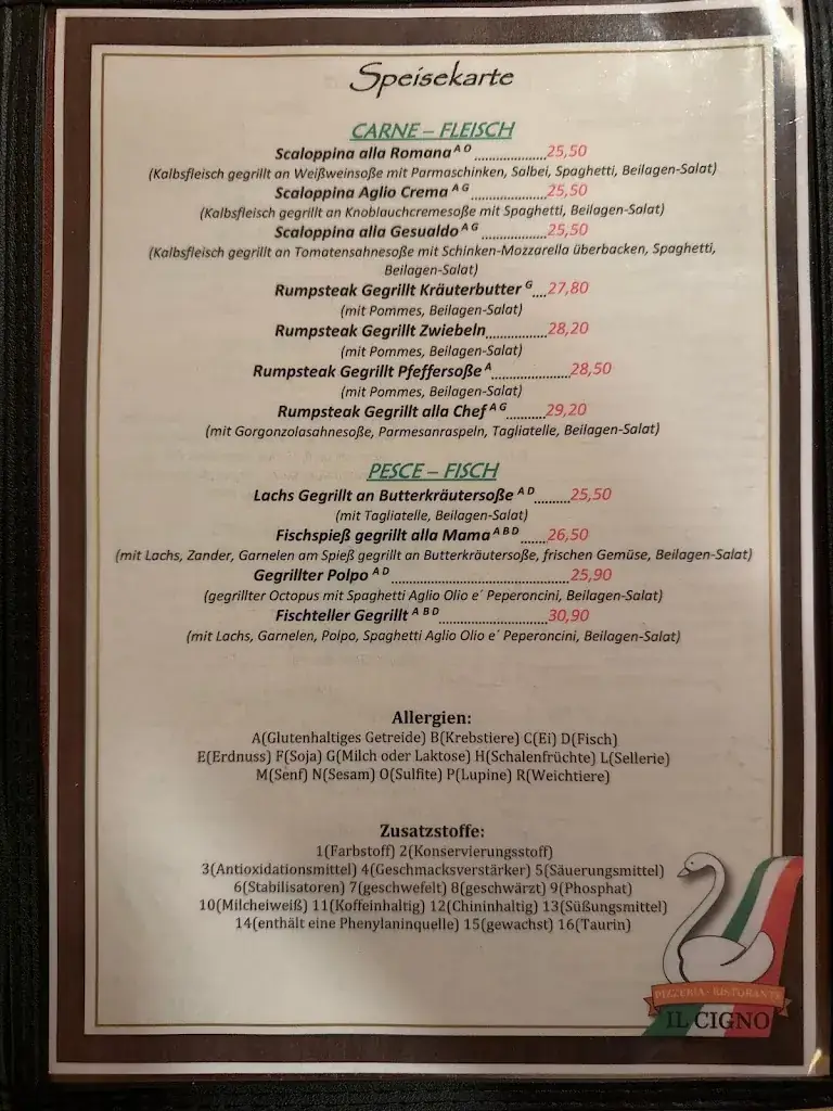 Menu_Pizzeria Ristorante Il Cigno_Stollhofen_image_1