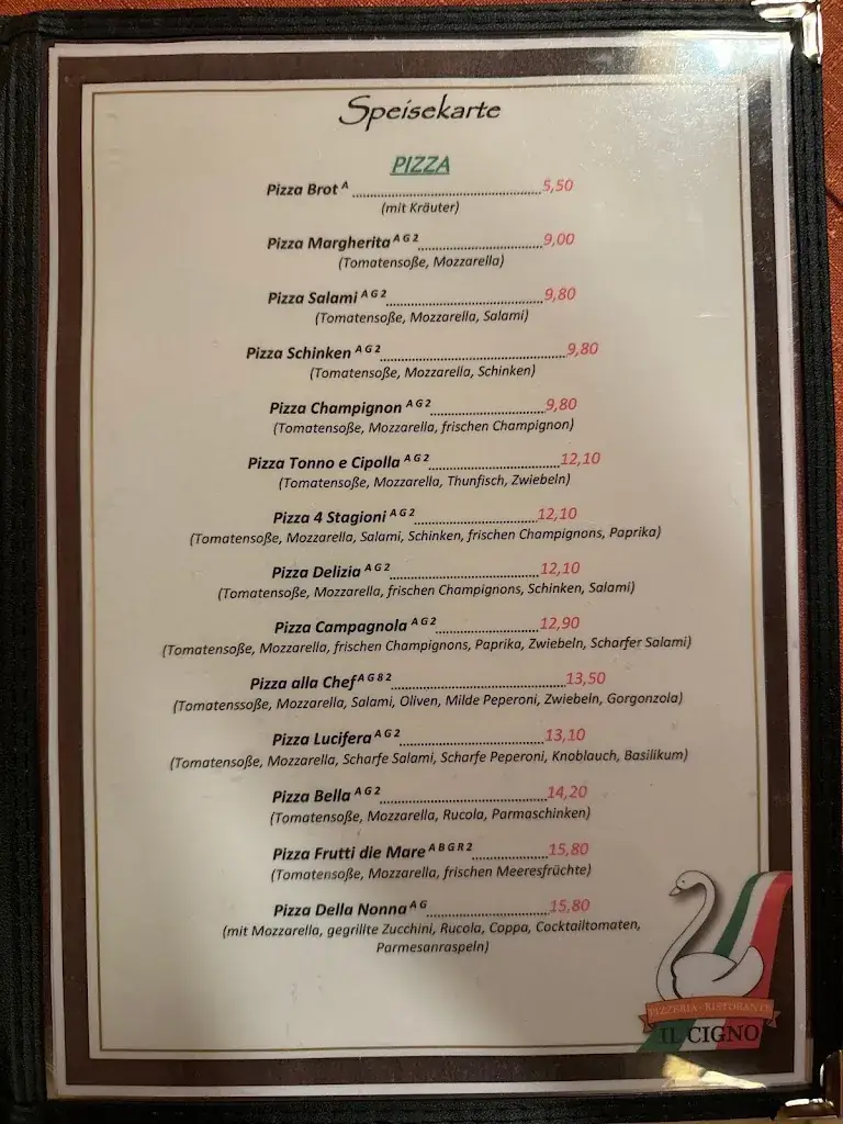 Menu_Pizzeria Ristorante Il Cigno_Stollhofen_image_4