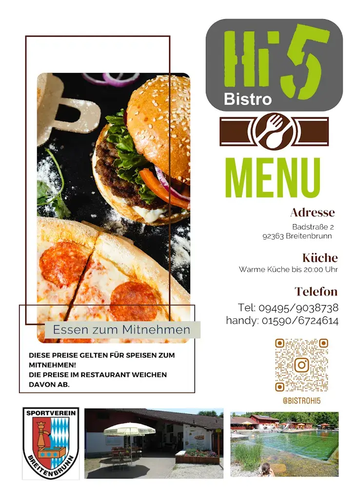 Menu_Sportheim Breitenbrunn Gaststätte BistroHi5_Breitenbrunn_immagine_4