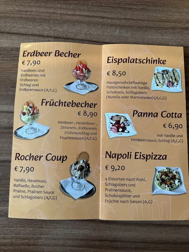 Menu_Pizzeria Ristorante de Napoli Theresienfeld_Theresienfeld_immagine_1