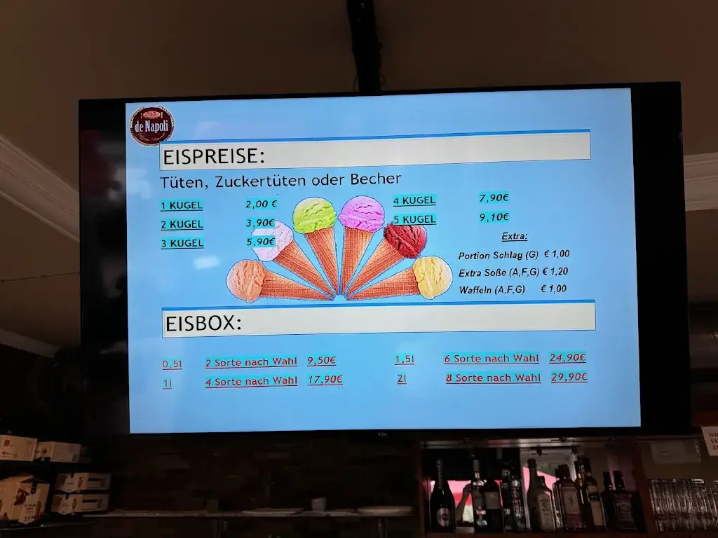 Menu_Pizzeria Ristorante de Napoli Theresienfeld_Theresienfeld_immagine_3