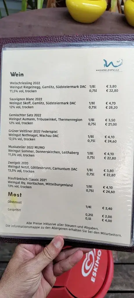 Menu_Wechselforelle Restaurant und Fischzucht_Trattenbach_immagine_1