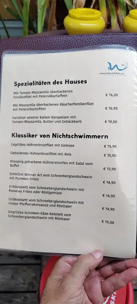 Menu_Wechselforelle Restaurant und Fischzucht_Trattenbach_immagine_2