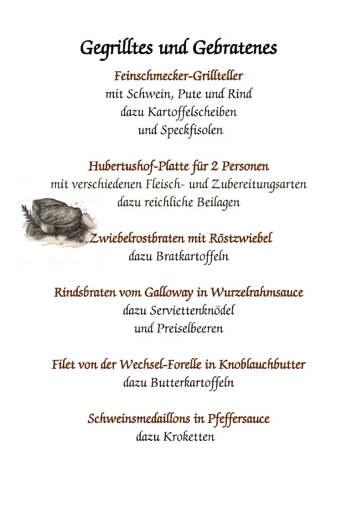 Menu_Hubertushof, Familie Mies_Trattenbach_image_1