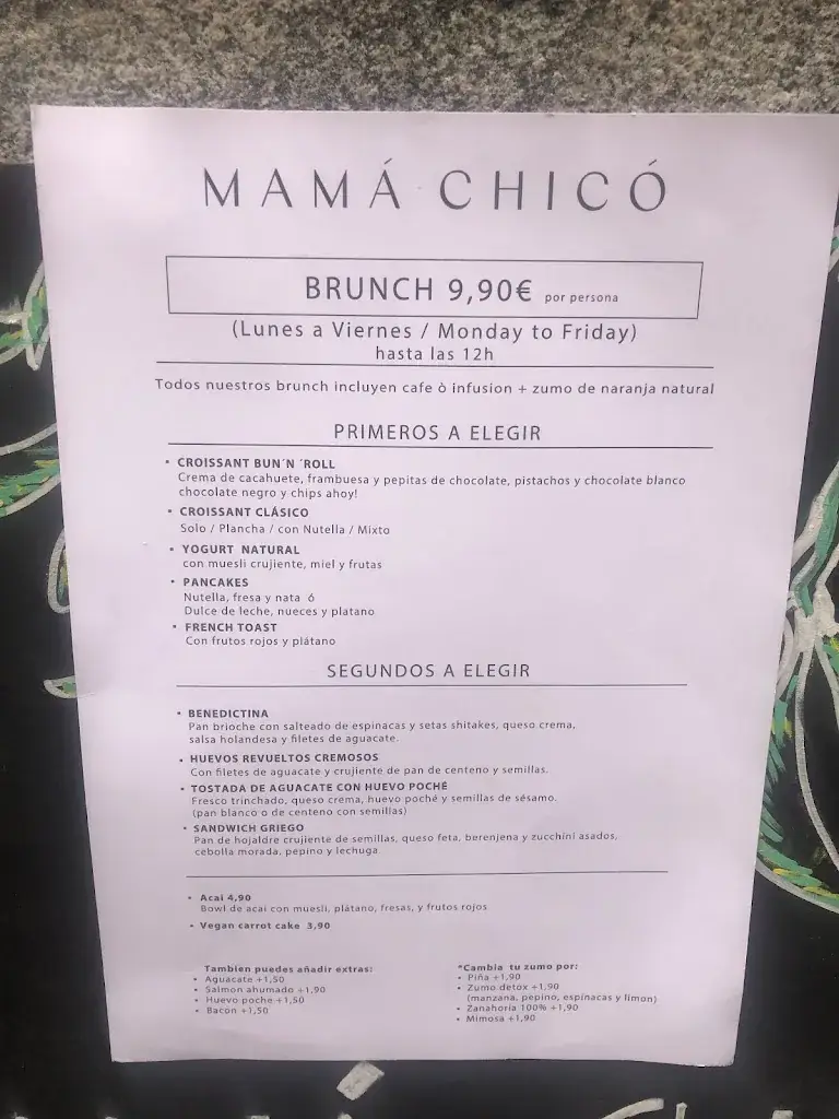 Menu_Mama Chicó | Restaurante Malasaña_Loretto_immagine_4