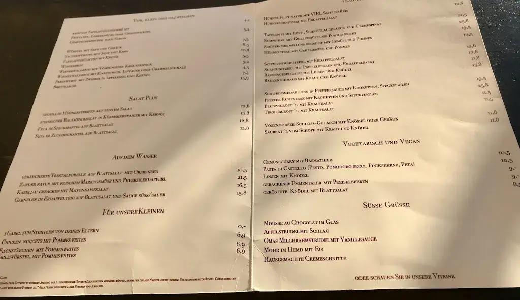 Menu_Schlossheuriger Vösendorf_Vösendorf_immagine_3