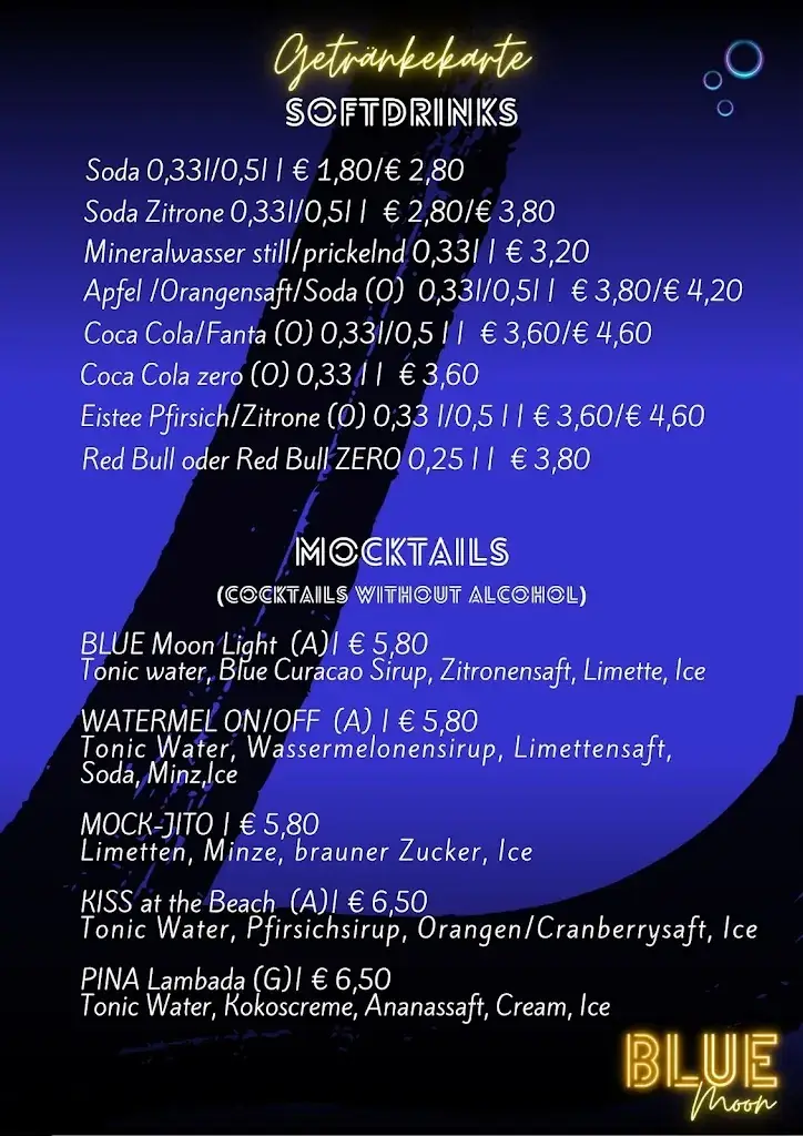 Menu_Blue Moon Pub Cafe_Traismauer_image_4