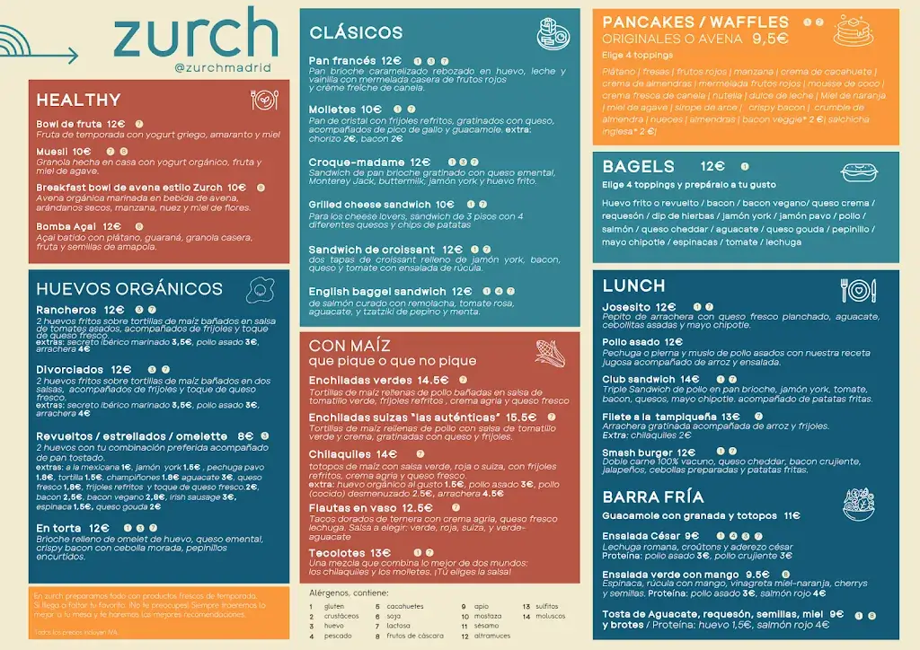 Menu_Zurch Madrid café & kitchen | Breakfast - Brunch - Lunch_Loretto_immagine_2