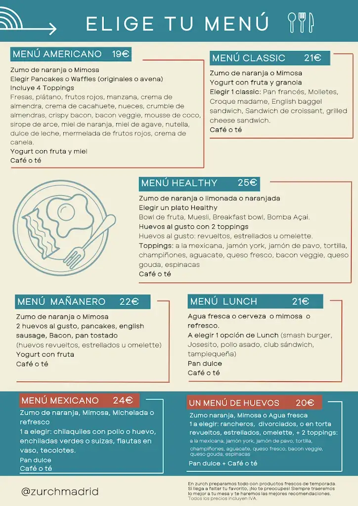 Menu_Zurch Madrid café & kitchen | Breakfast - Brunch - Lunch_Loretto_immagine_4