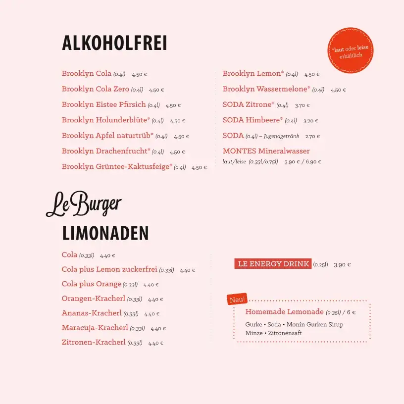 Menu_Le Burger Wiener Neustadt_Wiener Neustadt_image_4