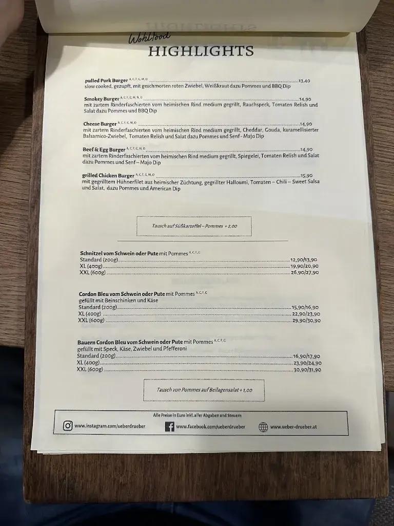 Menü_ÜberDrüber Restaurant_Wiener Neudorf_Bild_3