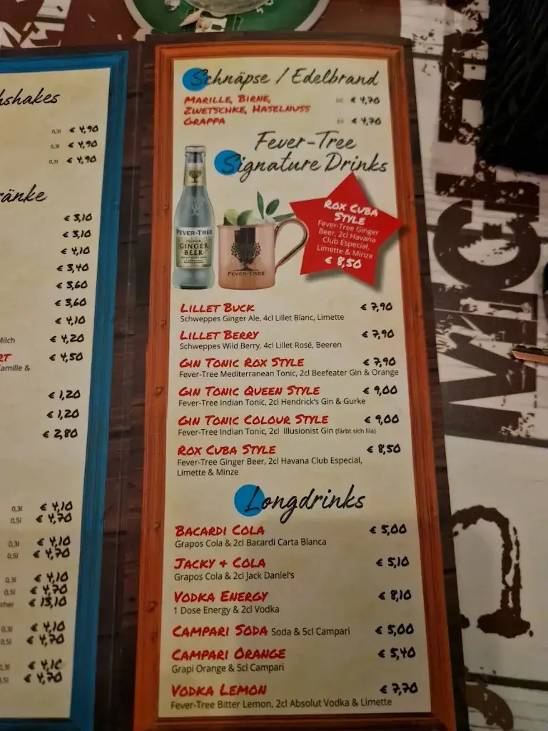 Menu_ROX Musicbar & Grill_Wiener Neudorf_immagine_4