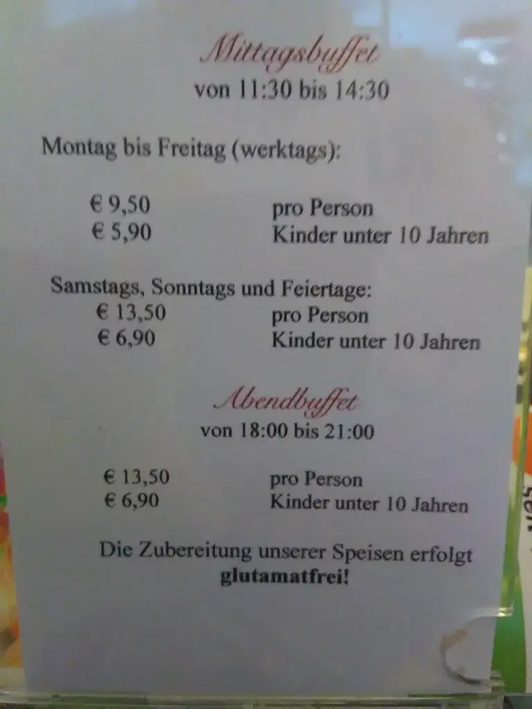 Menu_Sino-Restaurant_Wiener Neudorf_immagine_3