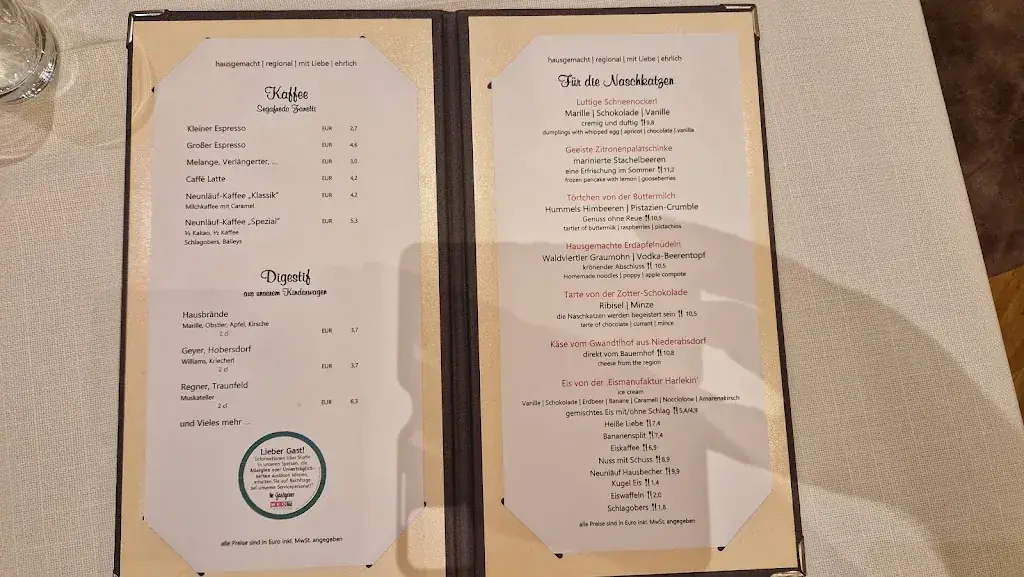 Menu_Gastwirtschaft NEUNLÄUF_Wilfersdorf_immagine_1