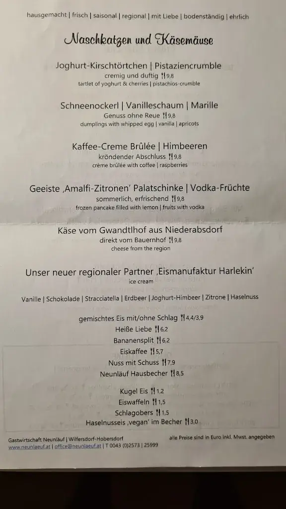 Menu_Gastwirtschaft NEUNLÄUF_Wilfersdorf_immagine_4