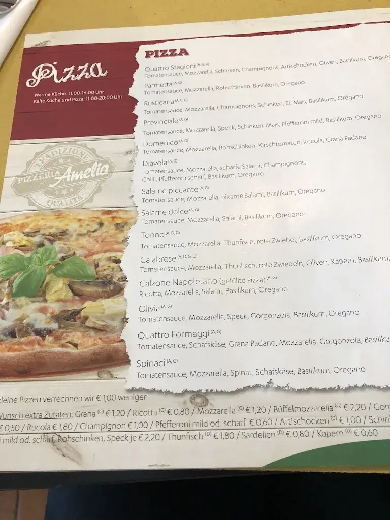 Menu_Pizzeria Amelia_Wöllersdorf_image_1