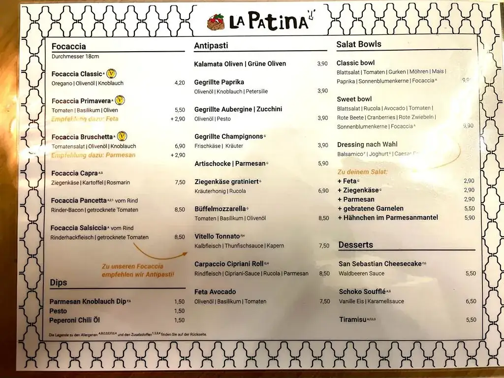 Menu_La Patina Pasta_Wilhelmsburg_immagine_2