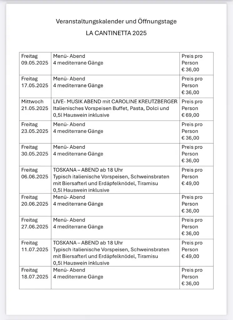 Menu_La Cantinetta di Uschi_Wördern_image_1