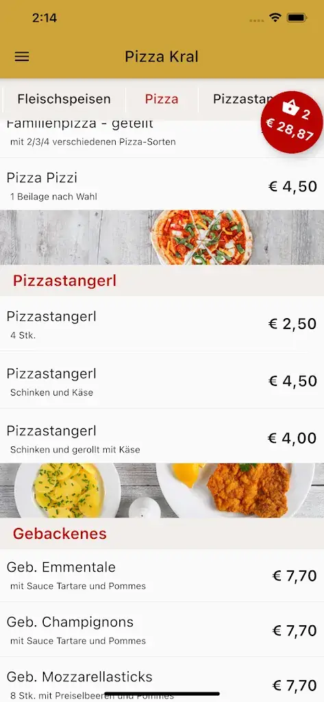 Menu_Pizza Kral_Wolkersdorf im Weinviertel_image_1