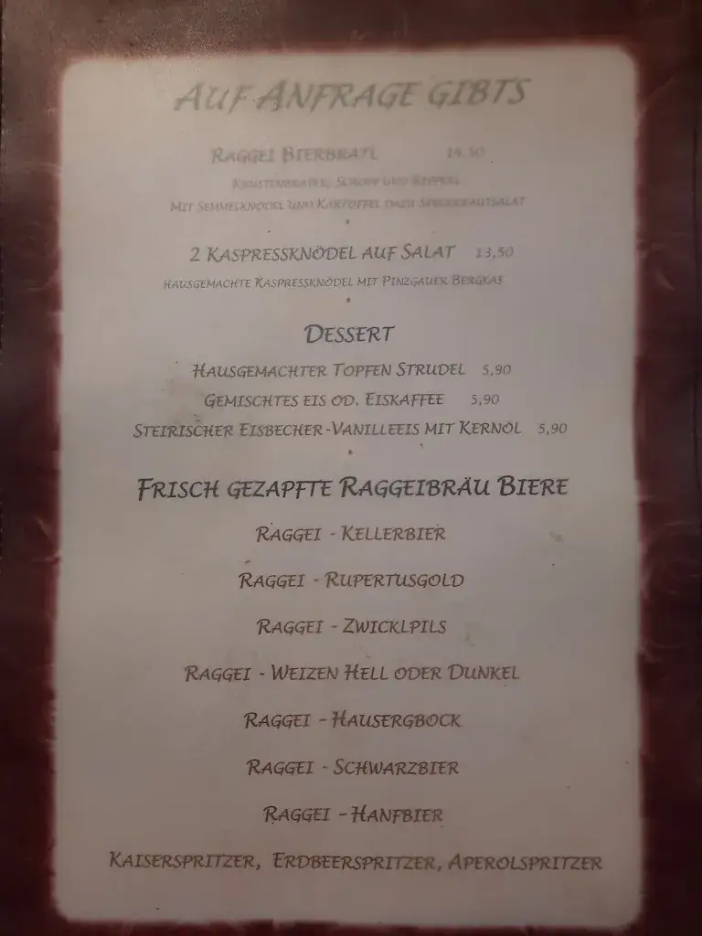 Menu_Raggei Bräu, Anthering bei Salzburg_Anthering_immagine_3