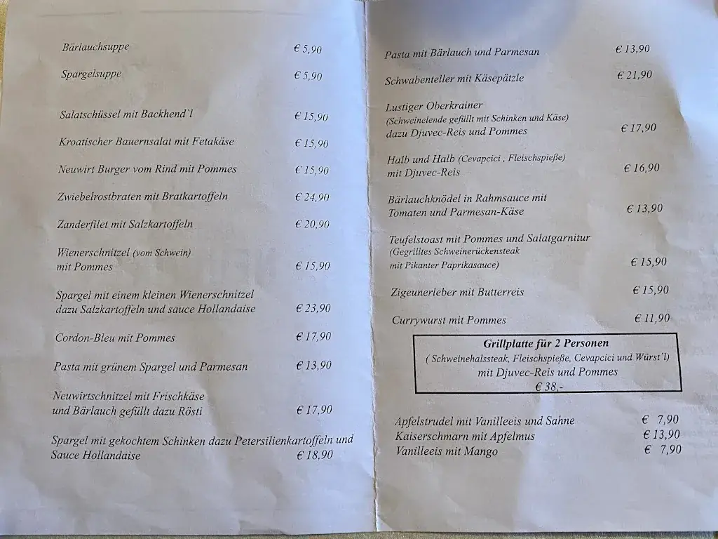 Menu_Gasthaus Neuwirt_Anger_immagine_1