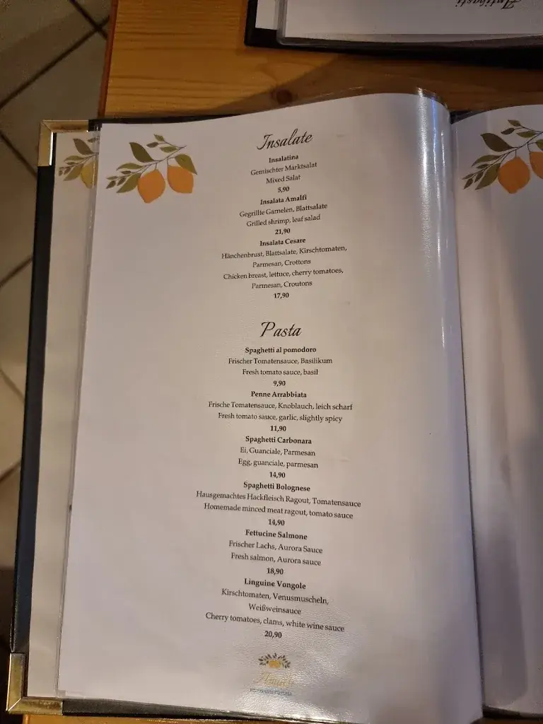 Menu_Amalfi Ristorante Pizzeria by Dragos&yasmina_Abtenau_image_1