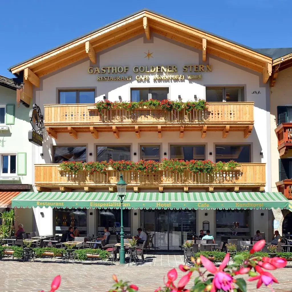 Hotel Goldener Stern ristorante a Abtenau