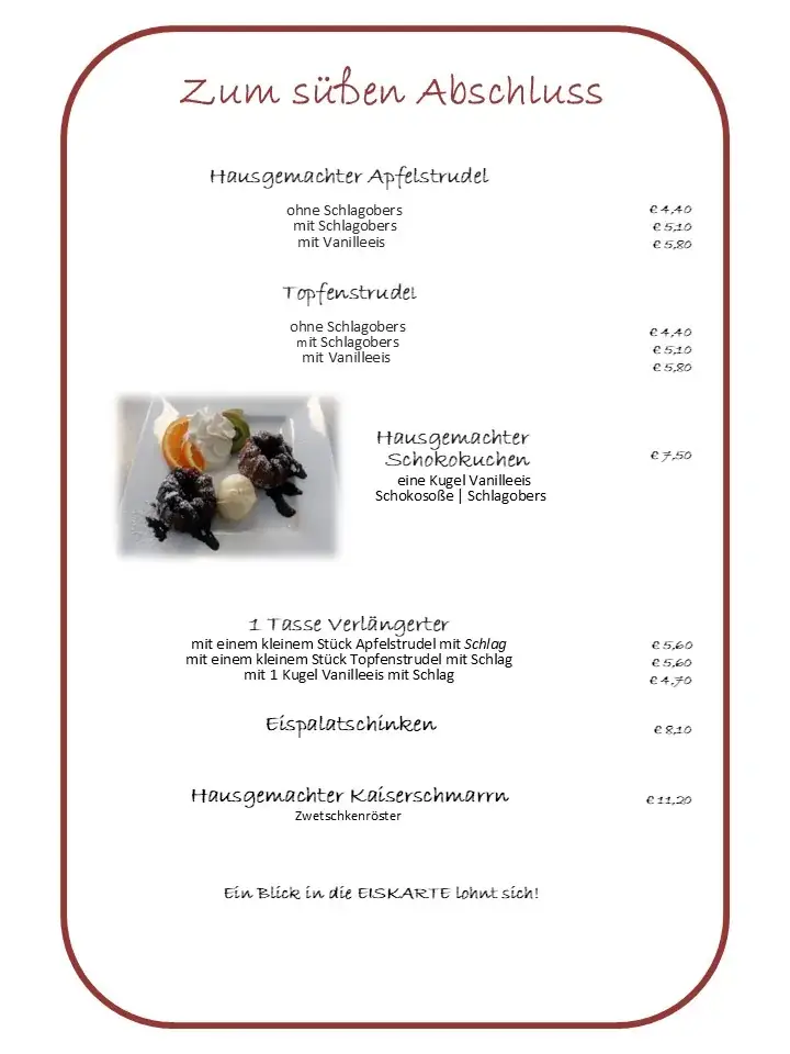 Menu_Gasthaus Landhotel Traunstein - Fam. Pendl_Abtenau_image_2