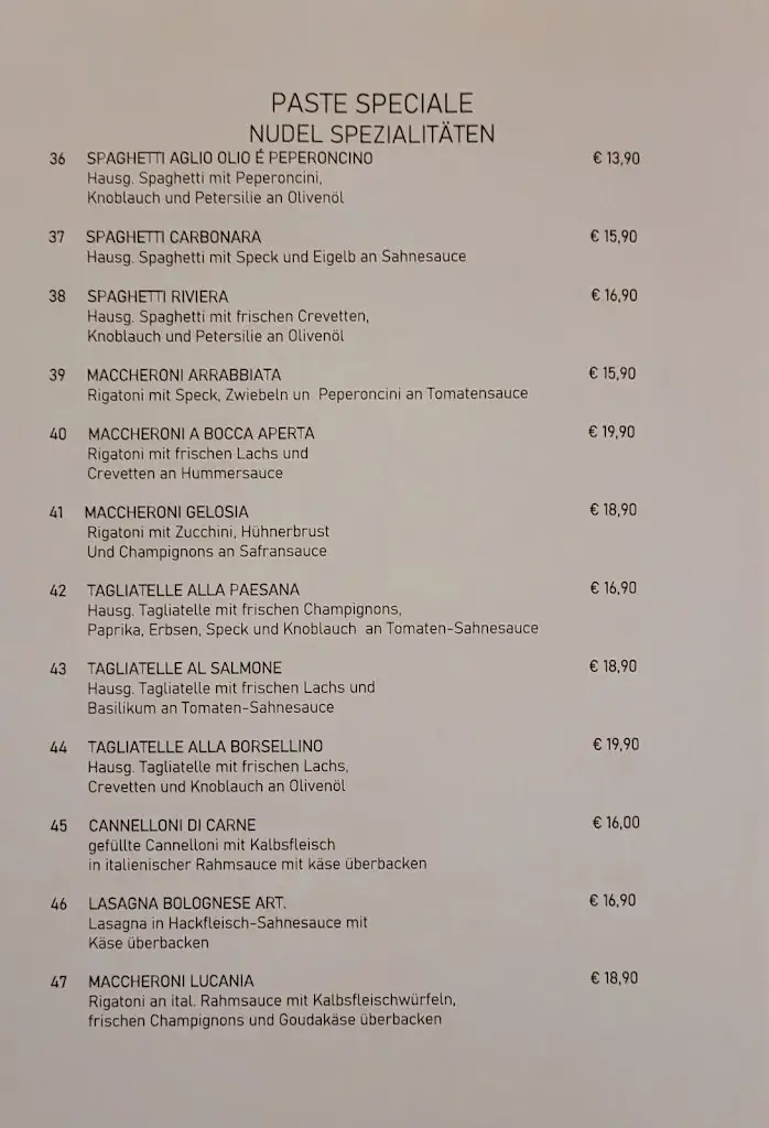Menu_La Trattoria da Pippo am Schlenderhan_Bergheim_immagine_1