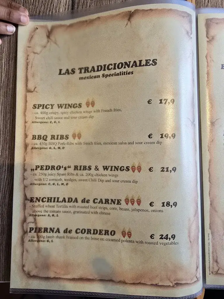 Menu_Pedros_Altenmarkt im Pongau_immagine_2