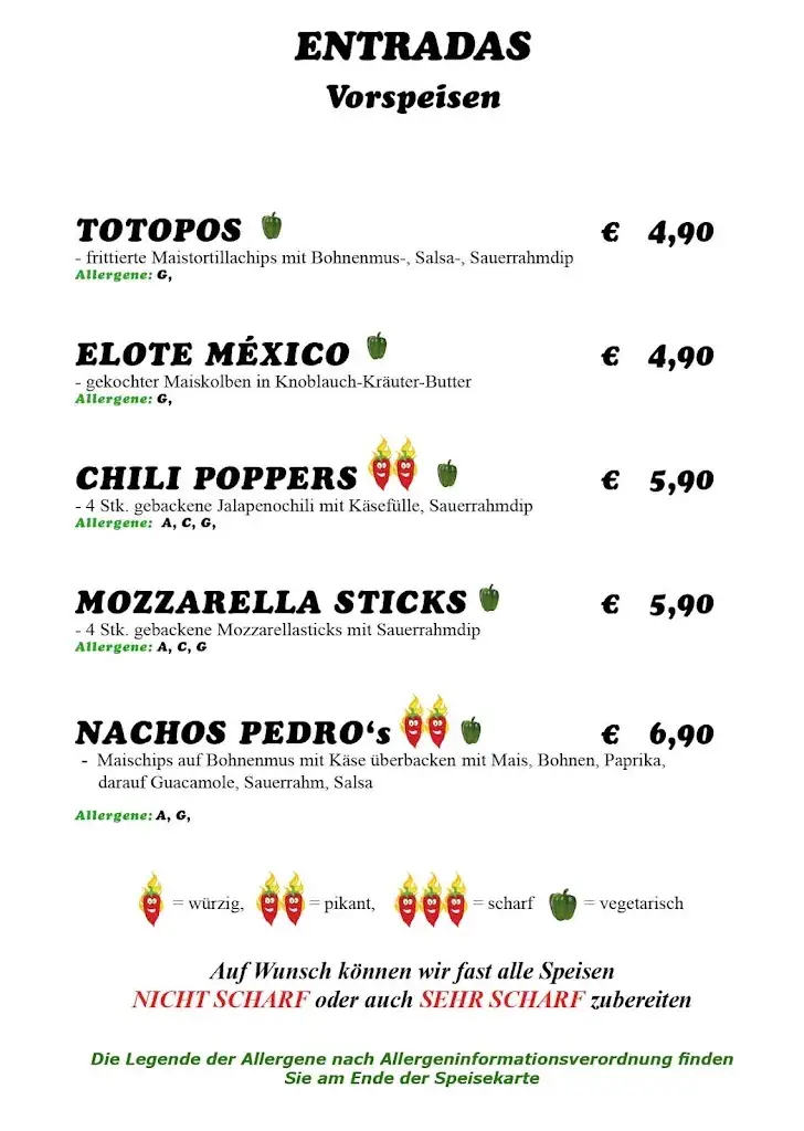 Menu_Pedros_Altenmarkt im Pongau_immagine_4