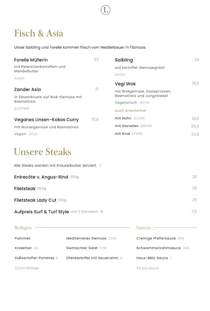 Menu_Gasthof & Restaurant Laudersbach_Altenmarkt im Pongau_immagine_4