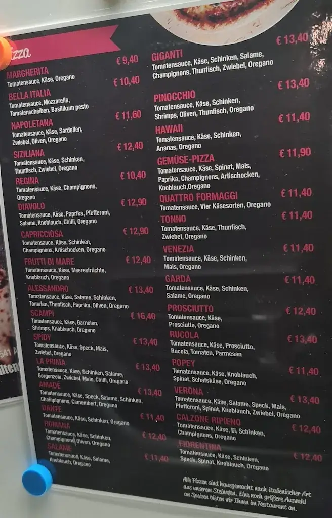 Menu_RESTAURANT & PIZZERIA PINOCCHIO_Altenmarkt im Pongau_image_2