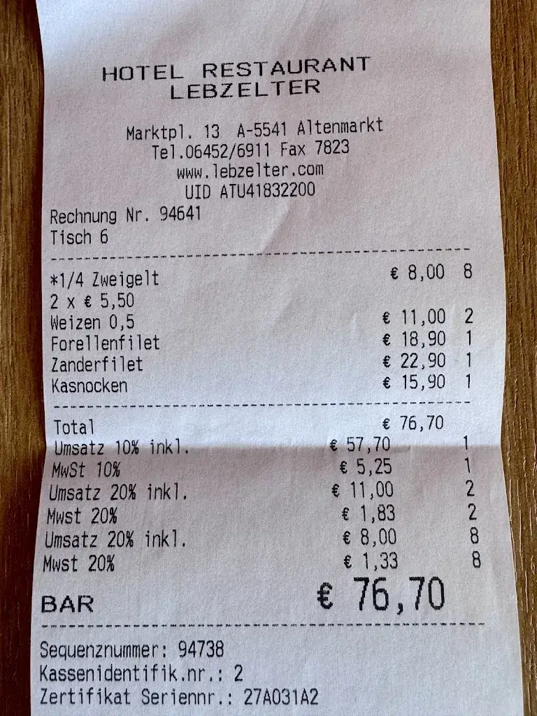 waldemar_Restaurant Moser_Altenmarkt im Pongau_review