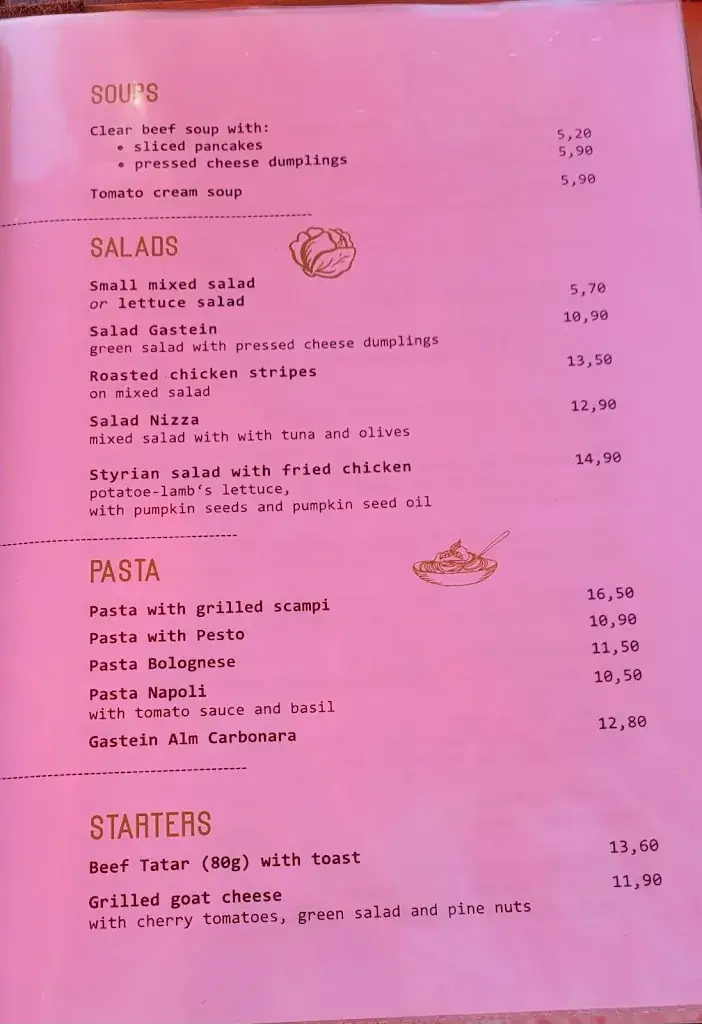 Menu_Gastein Alm_Bad Hofgastein_image_1