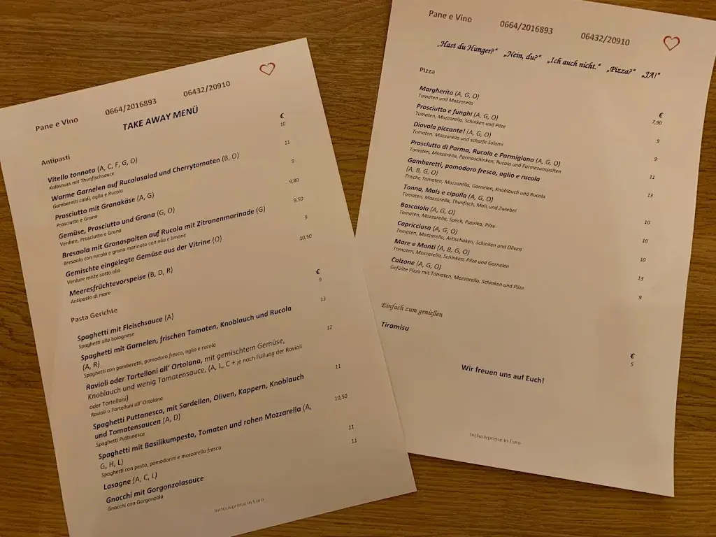 Menu_Gastronomia Pane e Vino_Bad Hofgastein_immagine_1