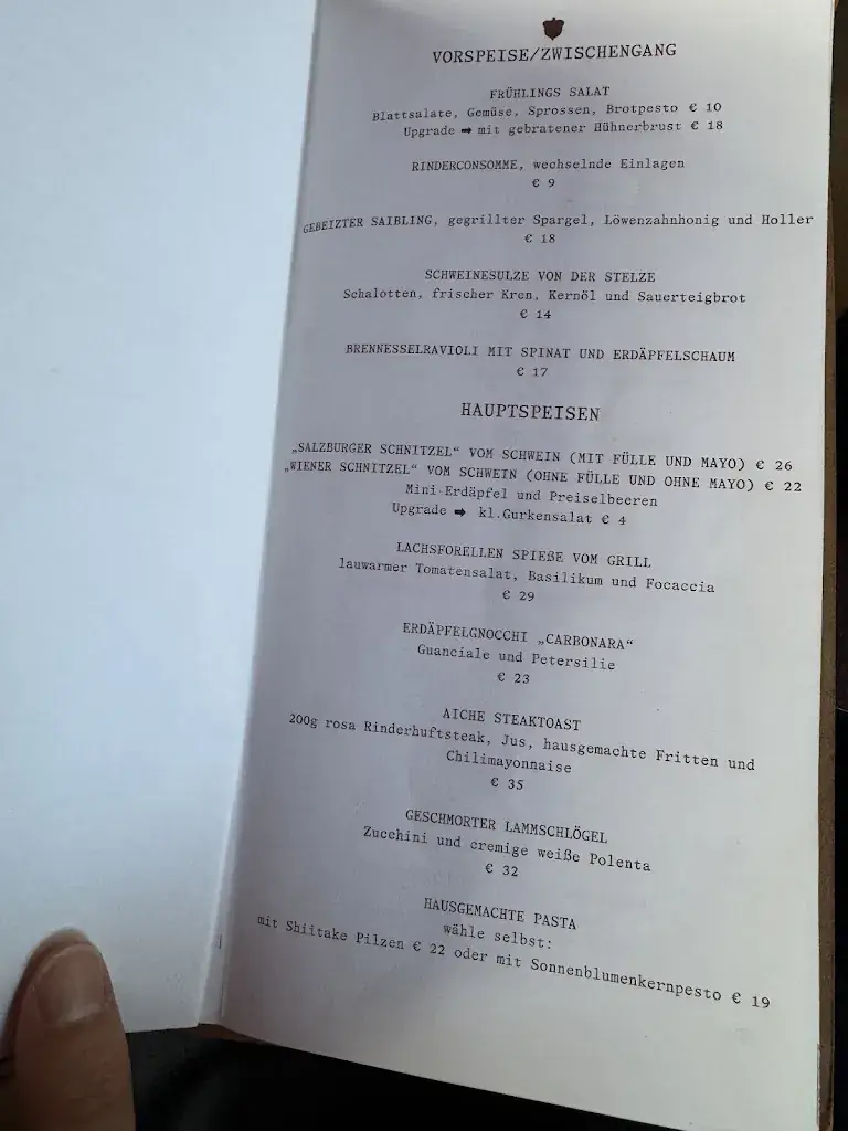 Menu_Speiselokal Aiche_Bad Hofgastein_image_1