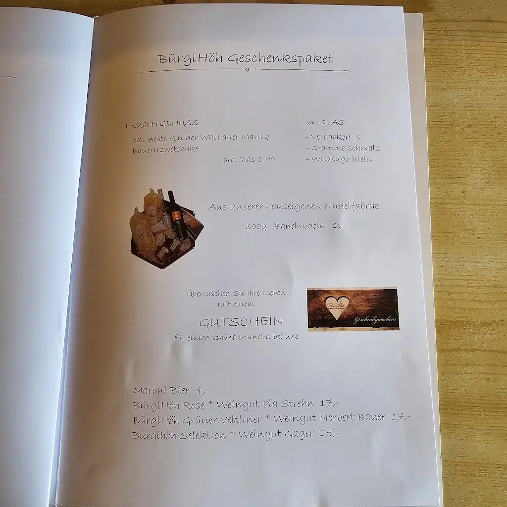 Menu_Gasthof Bürglhöh - Das Wirtshaus_Bischofshofen_image_3