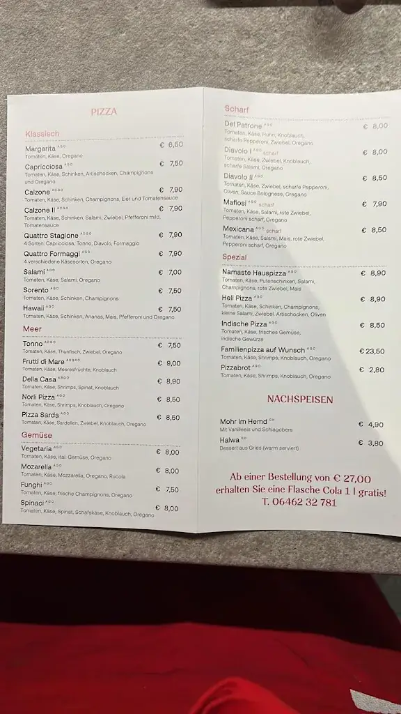 Menu_Namaste India_Bischofshofen_immagine_2