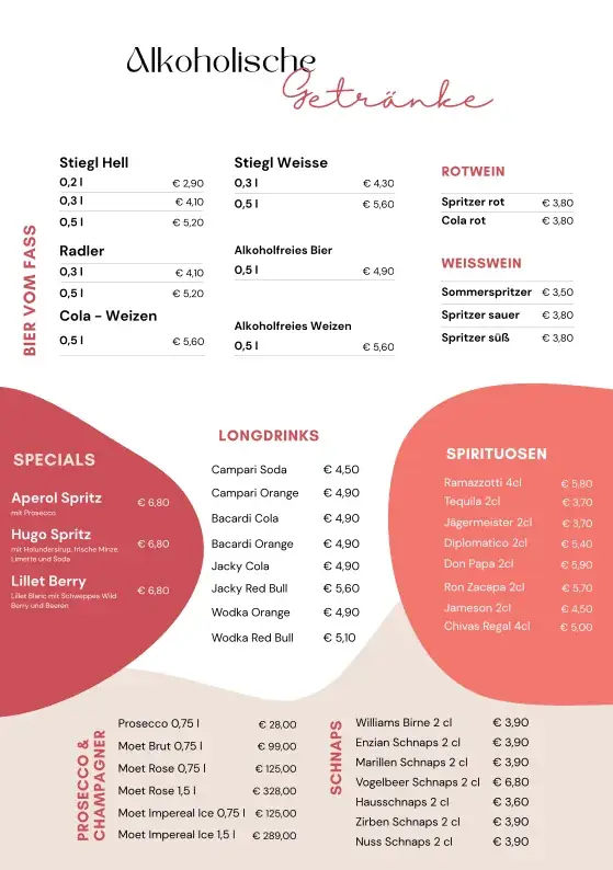 Menu_Restaurant Fliegerbichl_Bramberg am Wildkogel_image_1