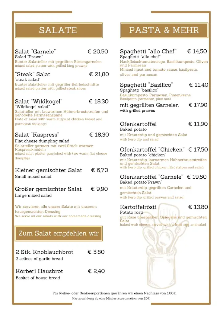 Menu_Vierlauchenhütte_Bramberg am Wildkogel_immagine_4