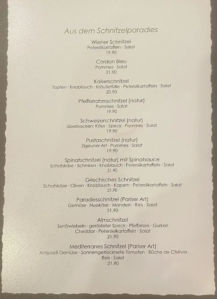 Menu_Der Dorfwirt - Ihr Schnitzelparadies_Ebenau_immagine_2