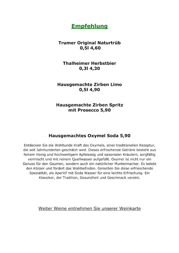 Menu_Wirtshaus Obermayr_Ebenau_immagine_1