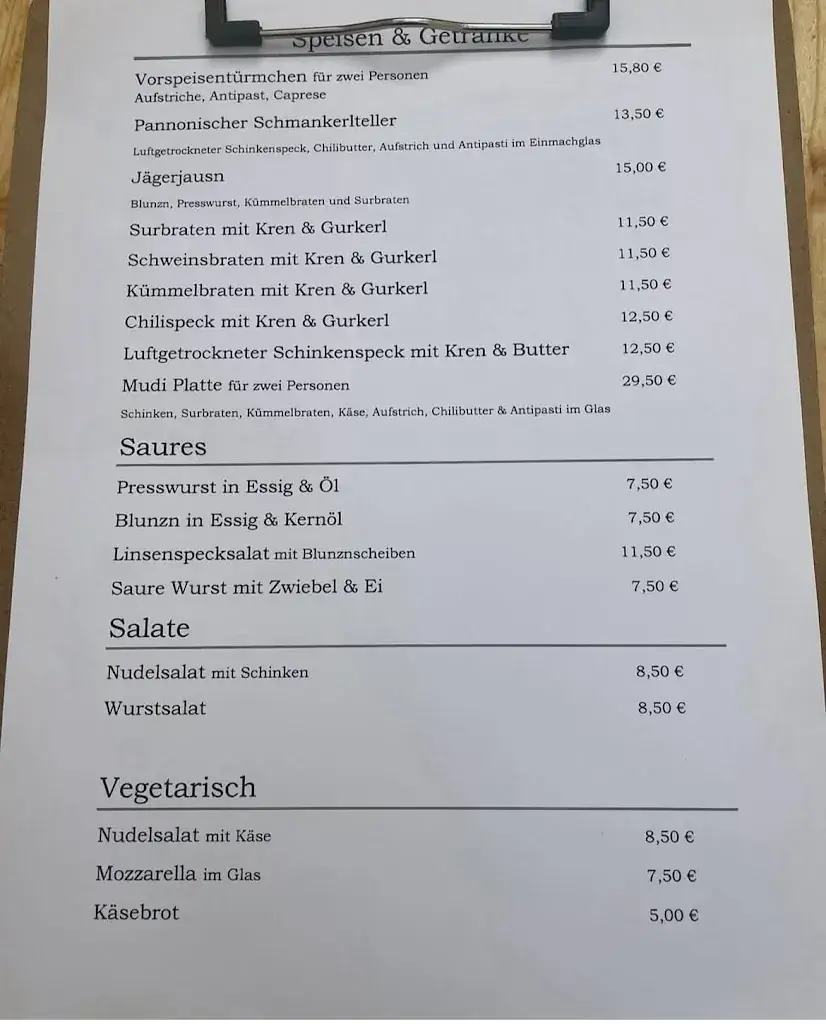 Menu_Heuriger Mudi - Silke & Helmut Jäger_Mörbisch am See_image_1